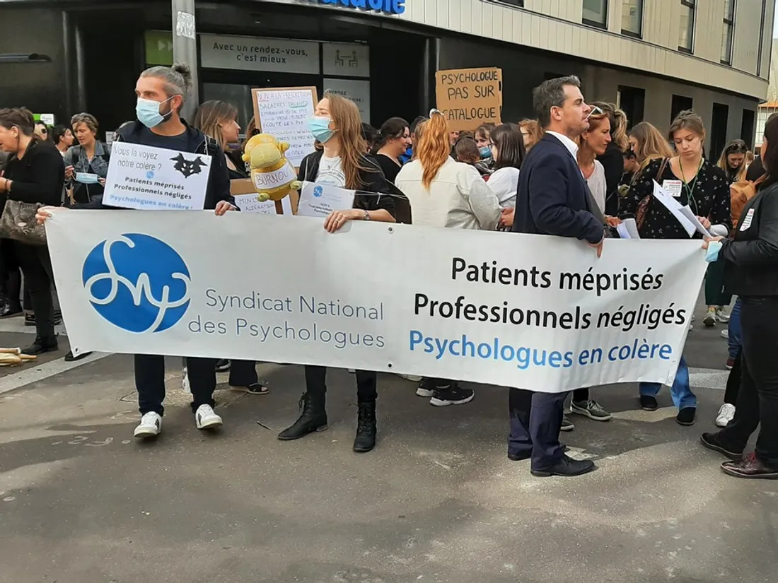 Mobilisation des psychologues à Dijon ce jeudi
